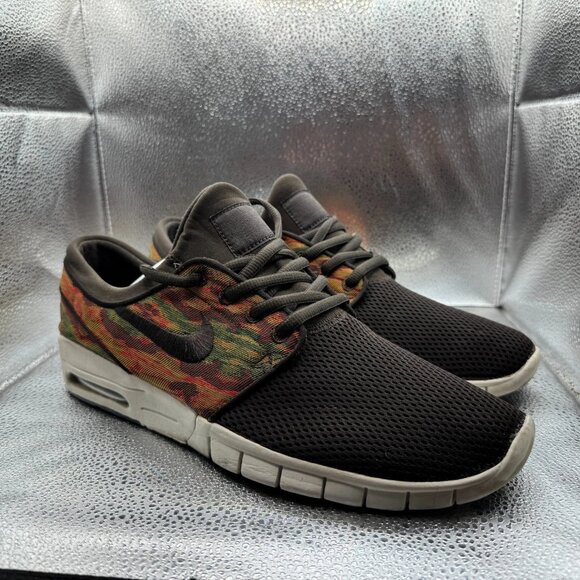 Size 12 Nike Stefan Janoski Max SB Velvet Brown Mens Athletic Sneaker 631303-200 - Picture 1 of 10
